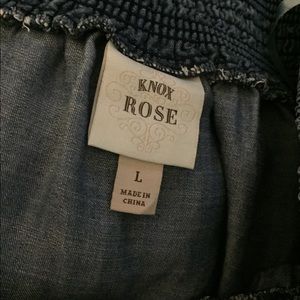 Off the shoulder top - Denim